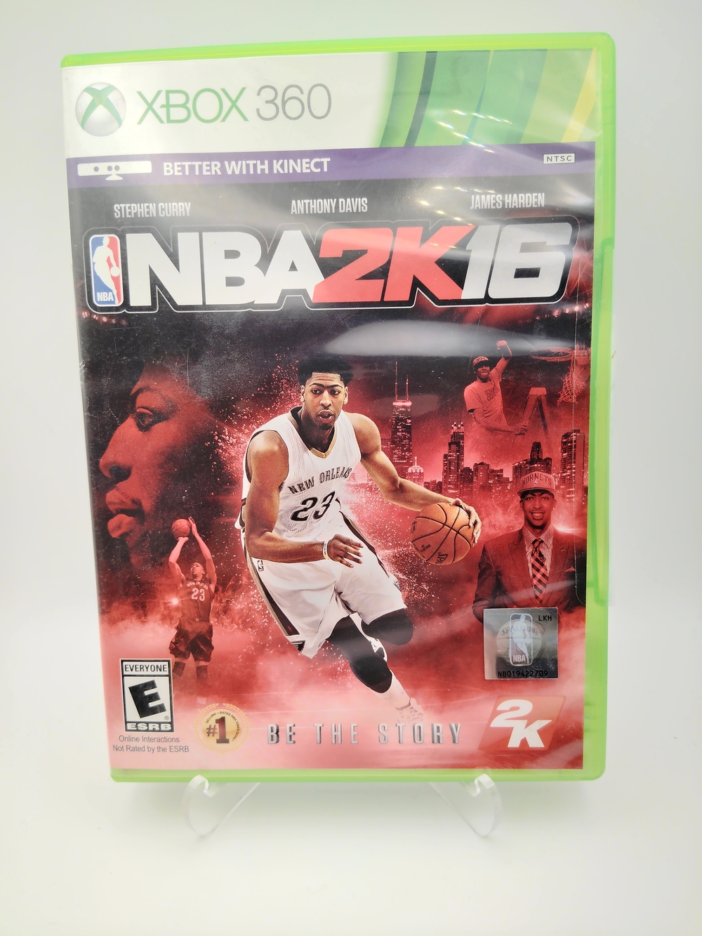 Microsoft Xbox 360 NBA 2K16 Video Game - Green Case, Red Cover Art